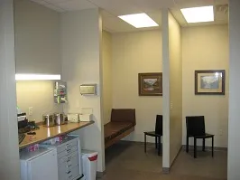Photo of {PRACTICE_NAME} dental office hallway
